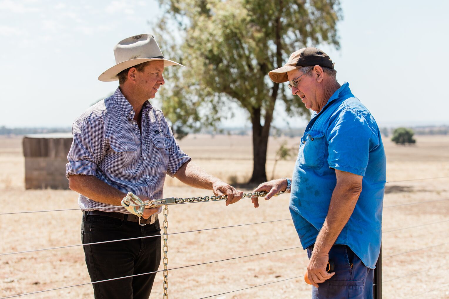 Parkes 2018 Shoot 107-General Purpose Heavy Duty Chain Strainer on farm