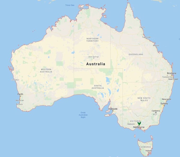 Australia Map-General Purpose
