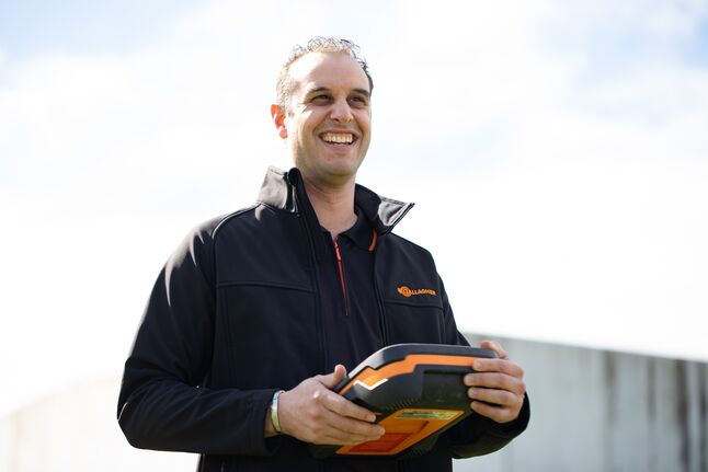 Brian Rose, Product Manager on farm