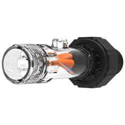 Tank level monitoring water flow indicator