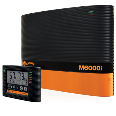 Gallagher Energizador de cercas de red eléctrica M6000i Gallagher Energizador de cercas de red eléctrica M6000i