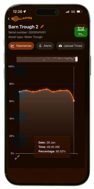 app screenshot trough