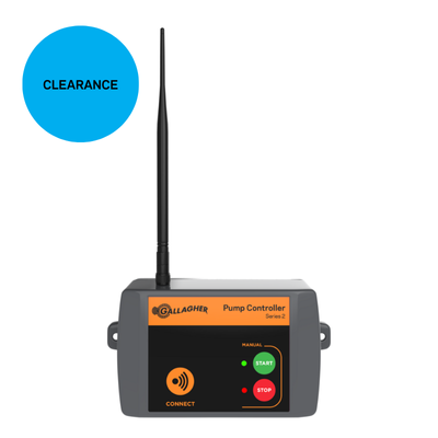 Pump Controller marked for clearance sale with blue promotional sticker