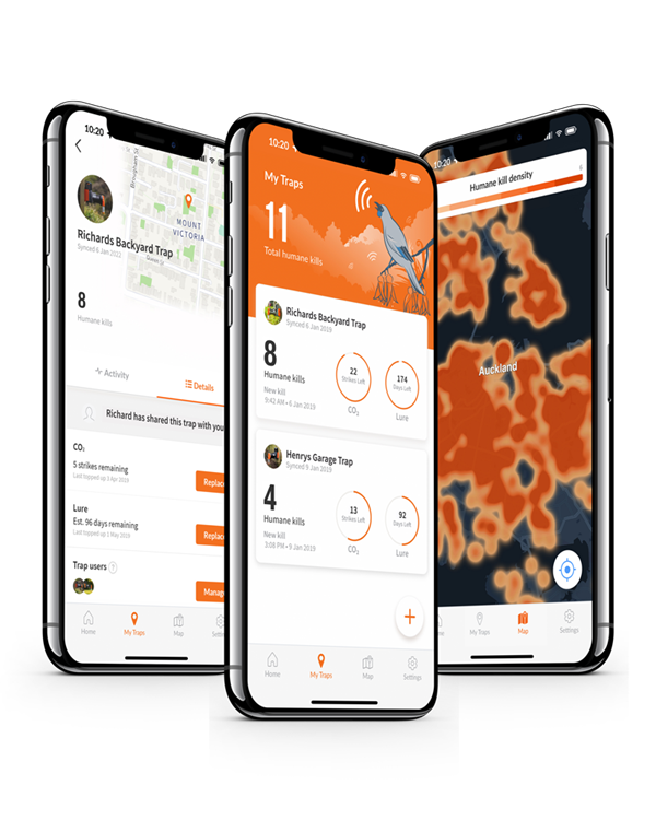 Goodnature app screen previews
